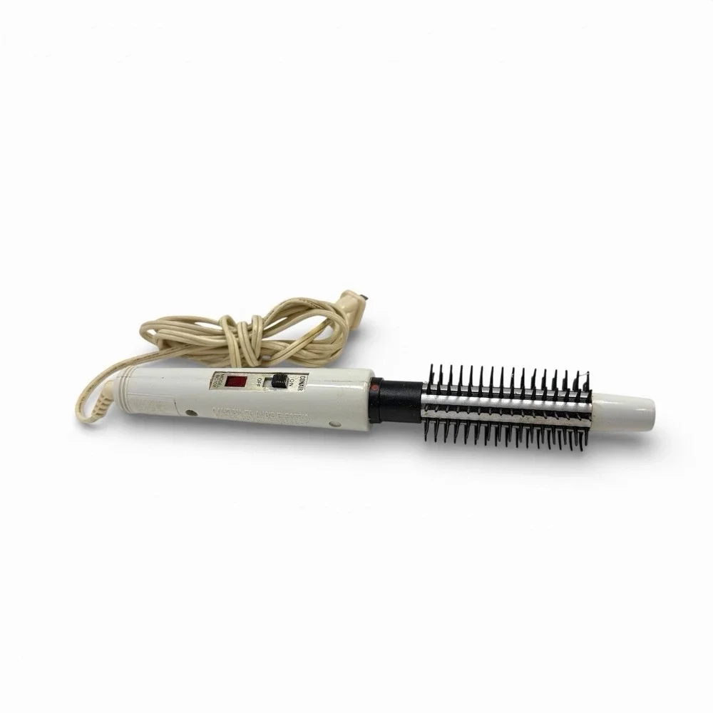White Electric Hot Air Styling Brush for Women